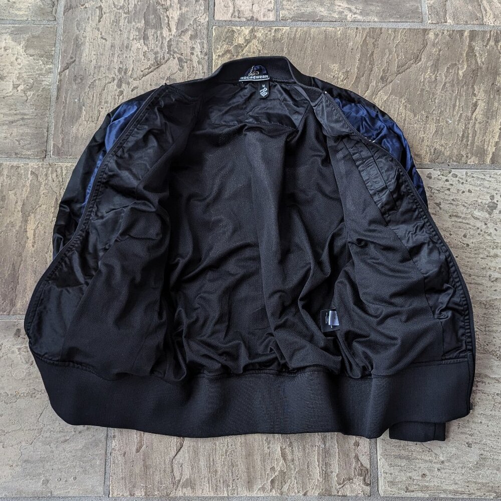 Rocawear Y2K Satin Bomber Jacket (SIZE: M) - Picture 2 of 10